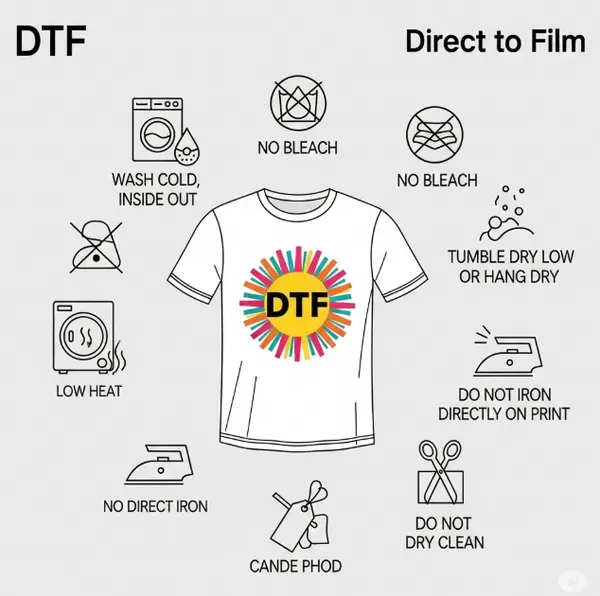 Caring for DTF transfers: Extend Your Prints with Care