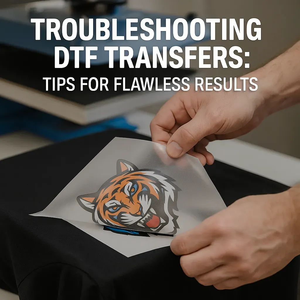 DTF transfers troubleshooting: Fix peeling, cracking, fading